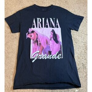 Ariana Grande Tshirt Women's Small Black Pop Music Concert